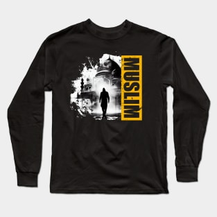 Muslim - Journey to the Mosque - Artwork Long Sleeve T-Shirt